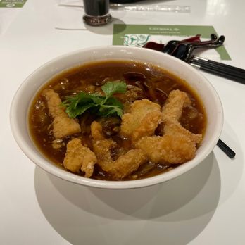 Ten Ren's Tea - Taiwanese satay crispy fish with plain noodle - Tea Rooms Near Me - Thornhill, Ontario Ten Ren's Tea - Taiwanese satay crispy fish with plain noodle - Tea Rooms Near Me - Thornhill, Ontario