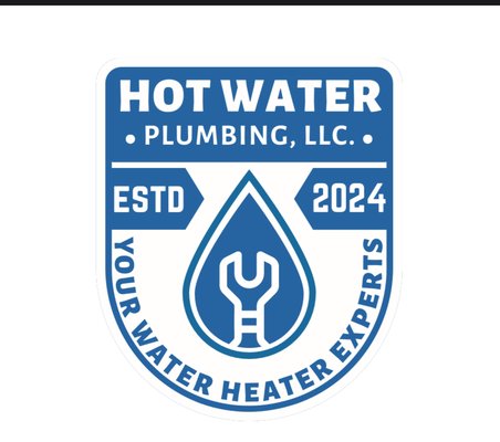Hot Water Plumbing Logo