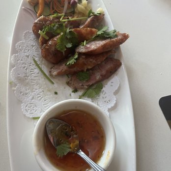 Panvimarn Thai Cuisine - Thai sausage - Thai Near Me - Long Beach, California
