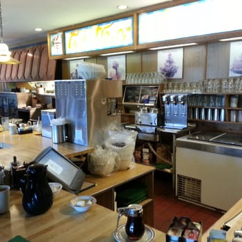 Inside view from counter seating.