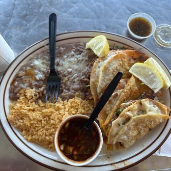 Casa Juancho - 3 Quesobirria taco plate - Mexican Near Me - Chino Hills, California