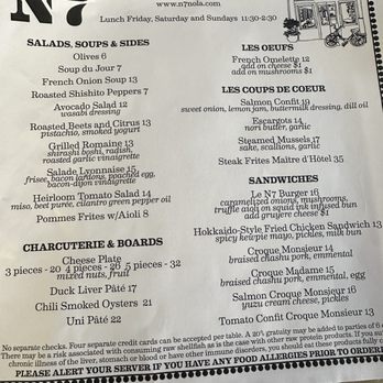 N 7 - Brunch menu, Nov 29, 2024 - French Near Me - New Orleans, Louisiana N 7 - Brunch menu, Nov 29, 2024 - French Near Me - New Orleans, Louisiana