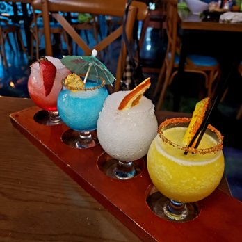 La Resaca Seafood Bar - Margarita Flight - Seafood Near Me - El Centro, California La Resaca Seafood Bar - Margarita Flight - Seafood Near Me - El Centro, California