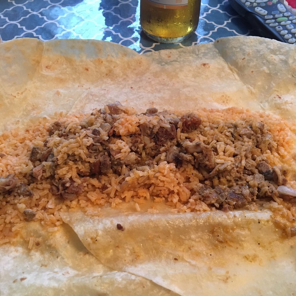 Tacos Unicos - Ripped off paid $4 extra for tripas and got an all rice burrito. Never again. This place is junk - Mexican Near Me - Rialto, California