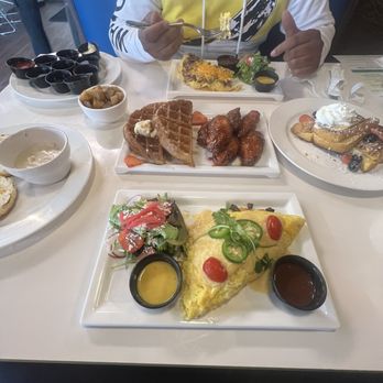 Brunch Junction - Korean Wings & Waffle French Toast Meat Lovers Omelet Longhorn Steak Omelet - Breakfast & Brunch Near Me - Pearland, Texas Brunch Junction - Korean Wings & Waffle French Toast Meat Lovers Omelet Longhorn Steak Omelet - Breakfast & Brunch Near Me - Pearland, Texas