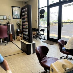Crystal Nail & Spa - Cutie Goldens and is soaking up the services!