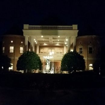 The Springs Event Venue - Chateau Polonez lit at night! - Venues & Event Spaces Near Me - Houston, Texas