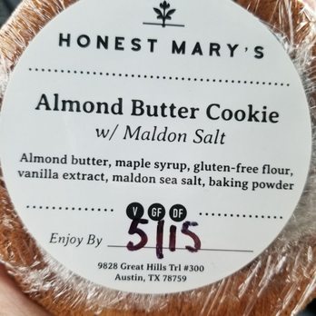 Honest Mary's - Best cookie ever! Love salty, sweet - New American Near Me - Austin, Texas
