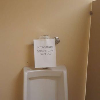 Barrett & Stokely - Even public toilets have issues. - Property Management Near Me - Indianapolis, Indiana Barrett & Stokely - Even public toilets have issues. - Property Management Near Me - Indianapolis, Indiana