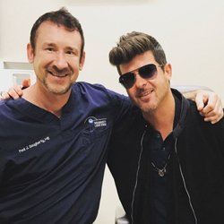 DLV Vision - Encino - Robin Thicke visited our Dougherty Laser Vision office!