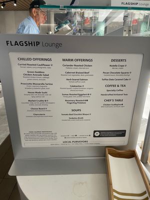 Menu photo 1 American Airlines Flagship Lounge Chicago, IL