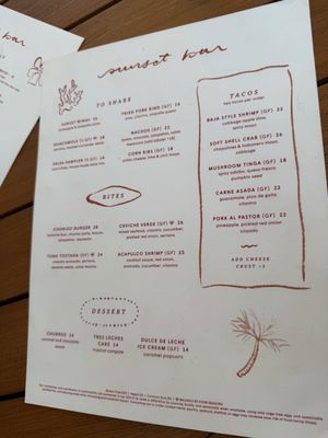 Menu photo 2 Sunset Bar - Naples Beach Club Naples, FL Menu photo 2 Sunset Bar - Naples Beach Club Naples, FL