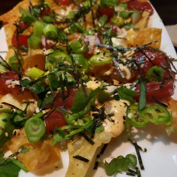 Yard House - Poke nachos - Vegetarian Near Me - Burbank, California Yard House - Poke nachos - Vegetarian Near Me - Burbank, California