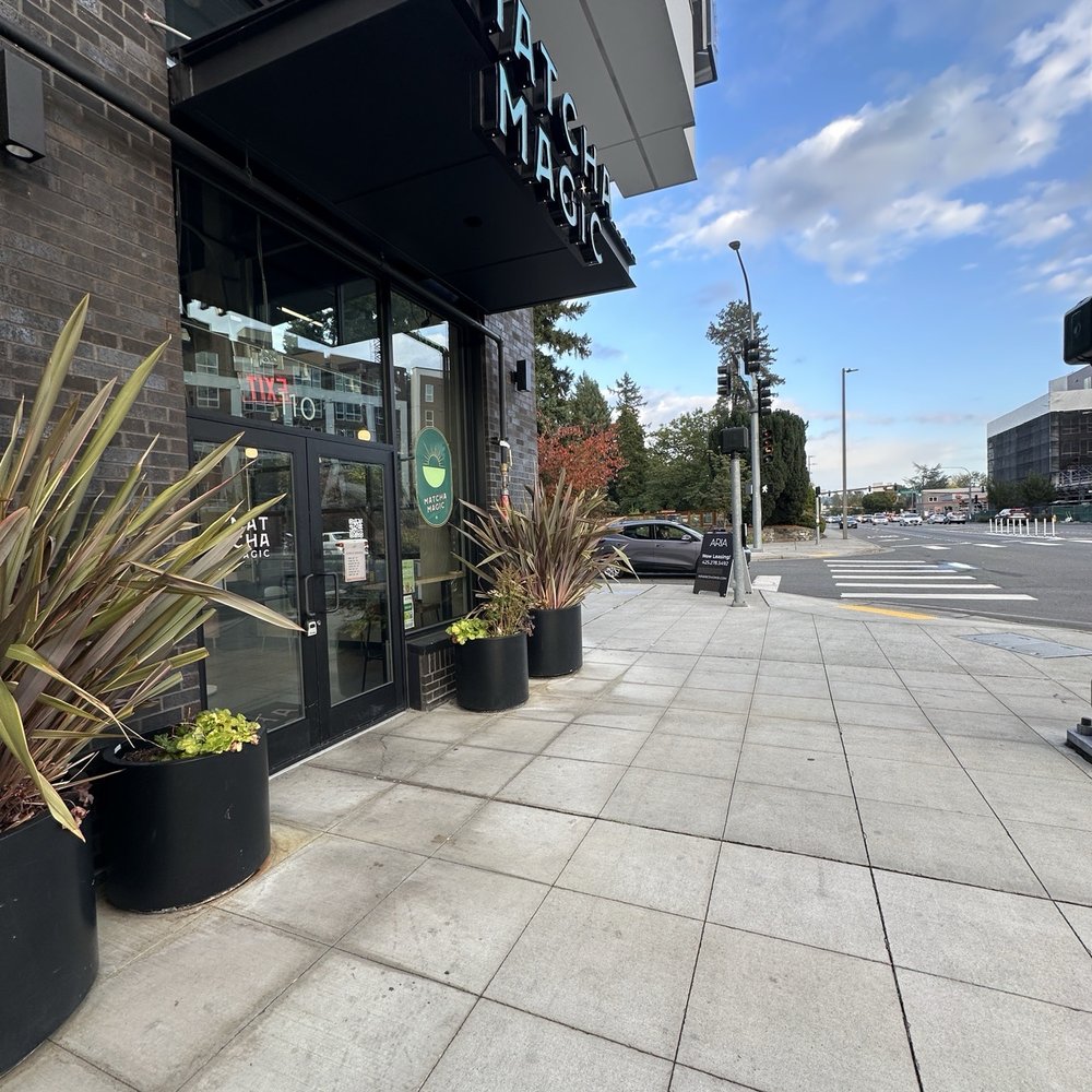 Matcha Magic - Side view of entrance - Coffee & Tea Near Me - Redmond, Washington Matcha Magic - Side view of entrance - Coffee & Tea Near Me - Redmond, Washington