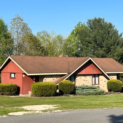 Hideaway Hills Golf Club - The "cabins" along the 9th hole on May 10, 2023.