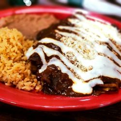 La Casa De Alberto Mexican Food - Pork enchiladas de mole