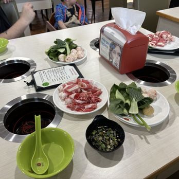 Lemongrass Hot Pot - The hot pot ingredients plus table, stove and pot - Hot Pot Near Me - Oklahoma City, Oklahoma Lemongrass Hot Pot - The hot pot ingredients plus table, stove and pot - Hot Pot Near Me - Oklahoma City, Oklahoma