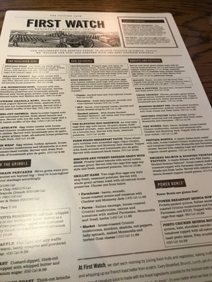 Menu photo 1 First Watch Cincinnati, OH