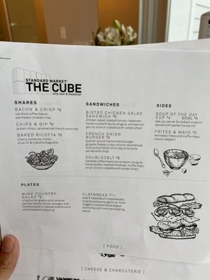 Menu photo 2 The Cube At Standard Market Westmont, IL Menu photo 2 The Cube At Standard Market Westmont, IL