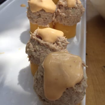SuViche - Sushi and Ceviche - Tuna causa- pretty good too - Peruvian Near Me - Miami, Florida SuViche - Sushi and Ceviche - Tuna causa- pretty good too - Peruvian Near Me - Miami, Florida
