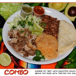 Taqueria El Rinconcito Express - Carnitas Combination Plate