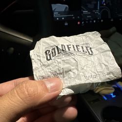 Goldfield Express - Receipt from the bartender