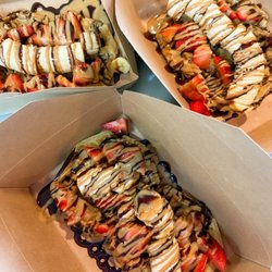 Springfield Acai Bowl - Waffles topped with fresh fruit.