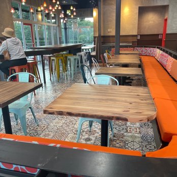 Mezeh - Dining area- so cute! - Mediterranean Near Me - Suffolk, Virginia