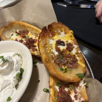 Claim Jumper Restaurants - Potato Loaded Skins - American Near Me - Las Vegas, Nevada Claim Jumper Restaurants - Potato Loaded Skins - American Near Me - Las Vegas, Nevada