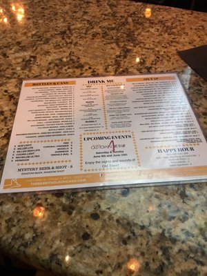 Menu photo 2 The Rabbit Hole Chicago, IL Menu photo 2 The Rabbit Hole Chicago, IL