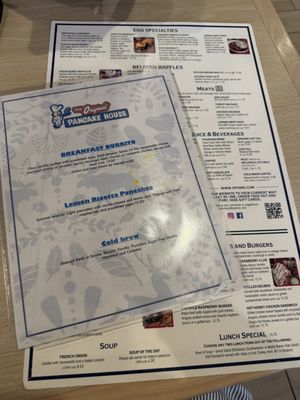 Menu photo 1 Original Pancake House Burnsville, MN