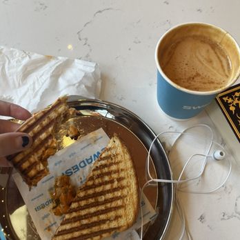 Swadesi Cafe - chicken tikka toastie, dirty chai latte - Bakeries Near Me - Chicago, Illinois Swadesi Cafe - chicken tikka toastie, dirty chai latte - Bakeries Near Me - Chicago, Illinois