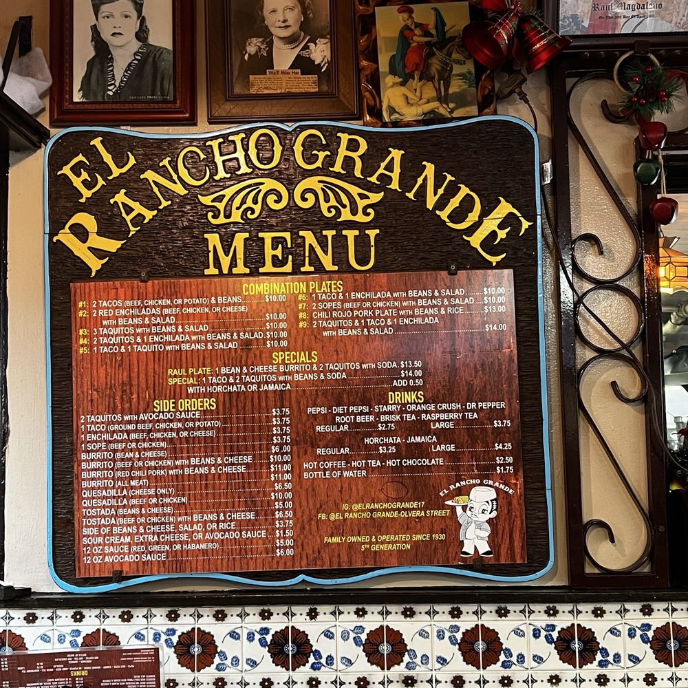 Menu Menu