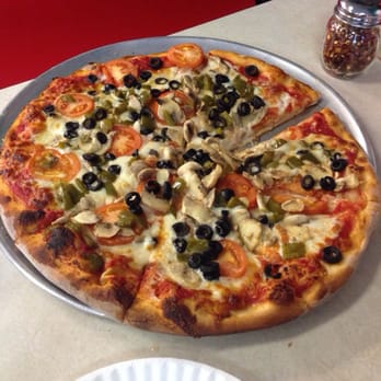 Gino's Pizza - 14" Veggie..no onions..no spinach - Pizza Near Me - Raleigh, North Carolina
