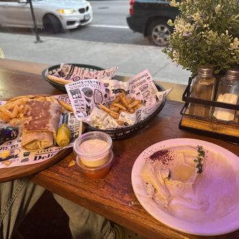 Shawarma & Grill - Falafel sandwich, hummus, fries - Mediterranean Near Me - Chicago, Illinois