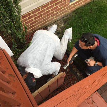 License to Kill - Entering through the deck to access the crawl space for inspection - Pest Control Near Me - Virginia Beach, Virginia