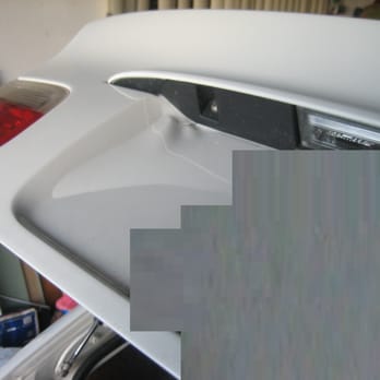 Collision Caliber - Paint adhesion and bubbling issues on the left side of trunk lid. - Body Shops Near Me - Whittier, California Collision Caliber - Paint adhesion and bubbling issues on the left side of trunk lid. - Body Shops Near Me - Whittier, California
