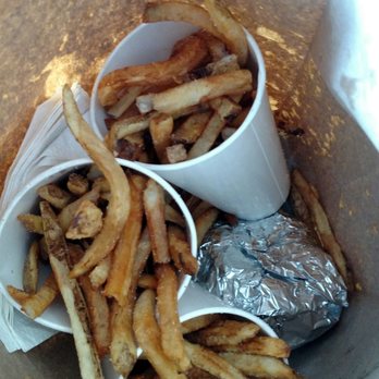 Five Guys - This is what $28 gives you. I expected more from Kenosha 5 Guys - Burgers Near Me - Pleasant Prairie, Wisconsin