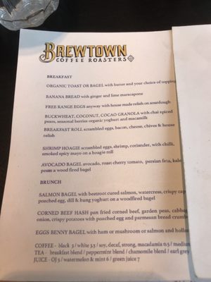 Menu photo 2 Brewtown Cammeray, NSW Menu photo 2 Brewtown Cammeray, NSW