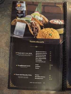 Menu photo 3 De Oro Mexican Grill Carmel, IN