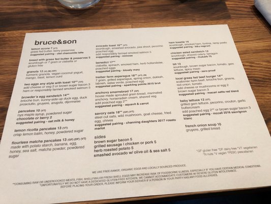 Menu photo 5 Bruce & Son Greenport, NY