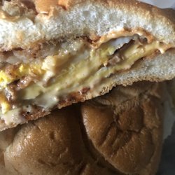 Convenient Food Mart - BEC with a hash brown, hungry man style.