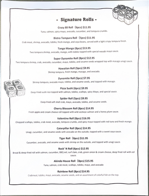 Menu photo 2 Akindo Sushi Bistro Winnipeg, MB