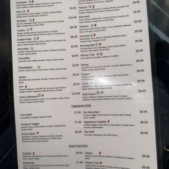 Hinoki Sushi - Menu - Sushi Bars Near Me - Reno, Nevada