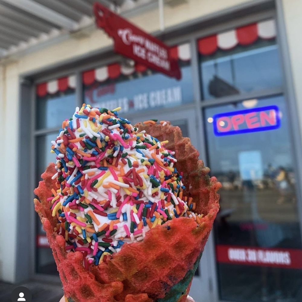 Coney Waffle - an ice cream cone with sprinkles - Ice Cream & Frozen Yogurt Near Me - Belmar, New Jersey Coney Waffle - an ice cream cone with sprinkles - Ice Cream & Frozen Yogurt Near Me - Belmar, New Jersey