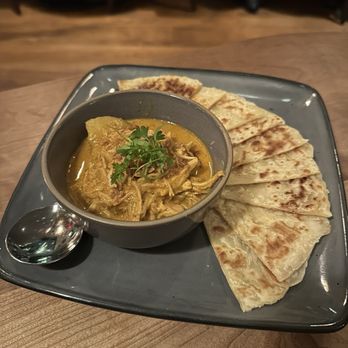 Pusadee's Garden - Roti with yellow curry - Thai Near Me - Pittsburgh, Pennsylvania Pusadee's Garden - Roti with yellow curry - Thai Near Me - Pittsburgh, Pennsylvania
