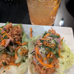 Lettuce wraps and Walking on Glass