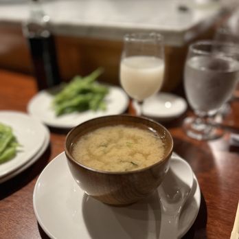 Umi Sake House - Miso soup that comes with Chirashi - Sushi Bars Near Me - Seattle, Washington Umi Sake House - Miso soup that comes with Chirashi - Sushi Bars Near Me - Seattle, Washington