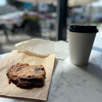 Romancing the Bean Cafe - Gluten free chocolate chip toffee cookie and a mushroom latte Hot Chaggacino - Coffee & Tea Near Me - Burbank, California Romancing the Bean Cafe - Gluten free chocolate chip toffee cookie and a mushroom latte Hot Chaggacino - Coffee & Tea Near Me - Burbank, California