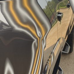 PDR Express - RT Rear Quarter Panel Dent Repair: Before